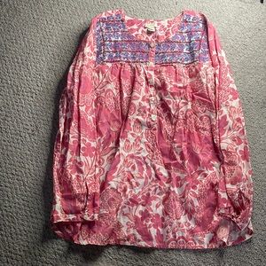 Ladies Jcrew Long sleeve Blouse